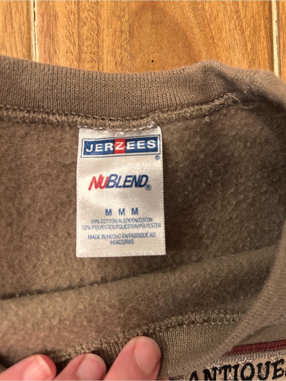 Crewneck sweatshirt. JERZEEES. Medium. - Picture 4 of 6